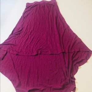 Threads 4 Thoughts Magenta Hi low Skirt